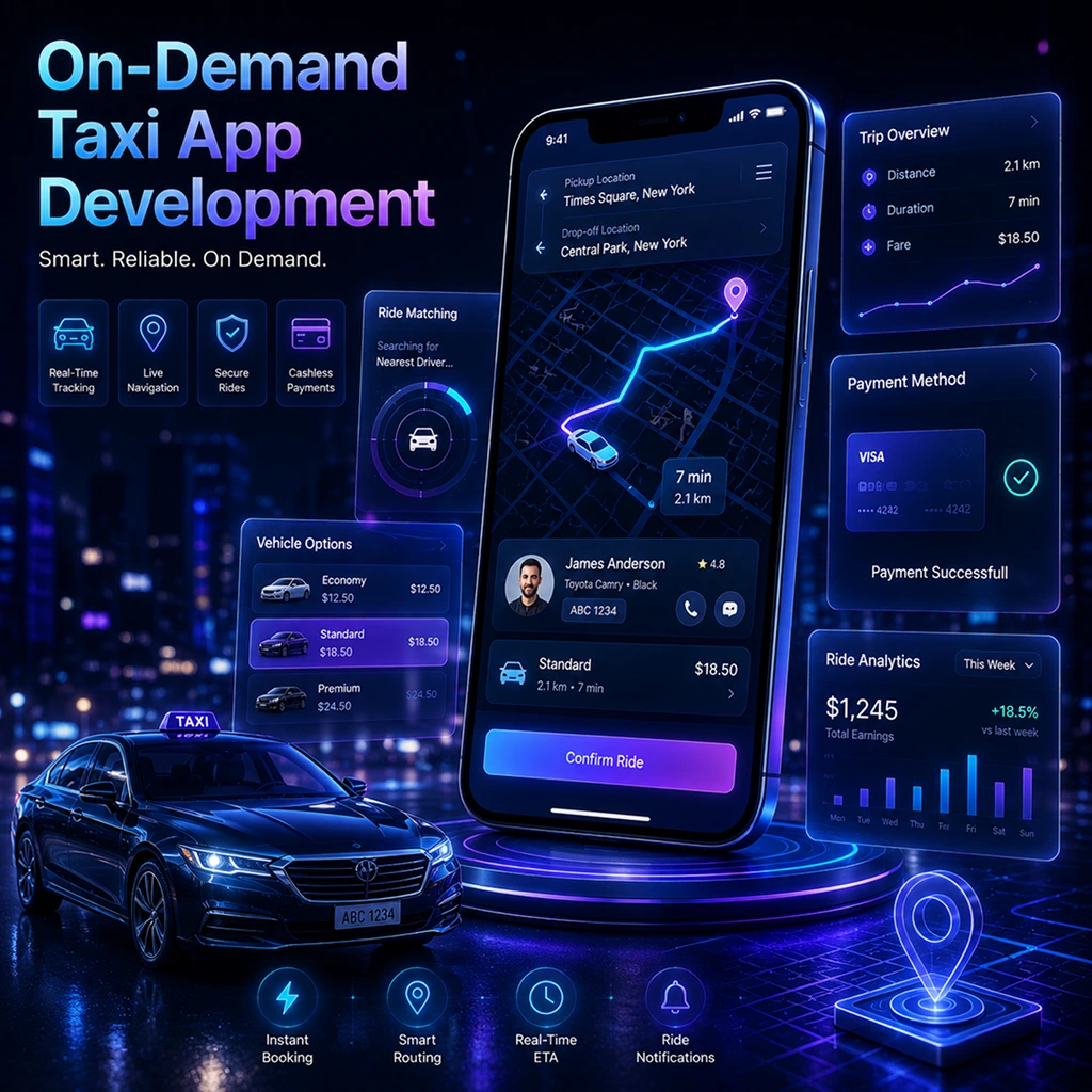 On-Demand Taxi App Development Company